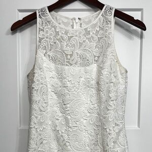 White Floral Dress